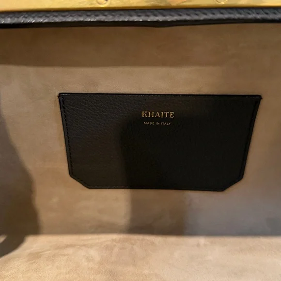 Elegant Brown Khaite Leather Shoulder Bag - Picture 8 of 13